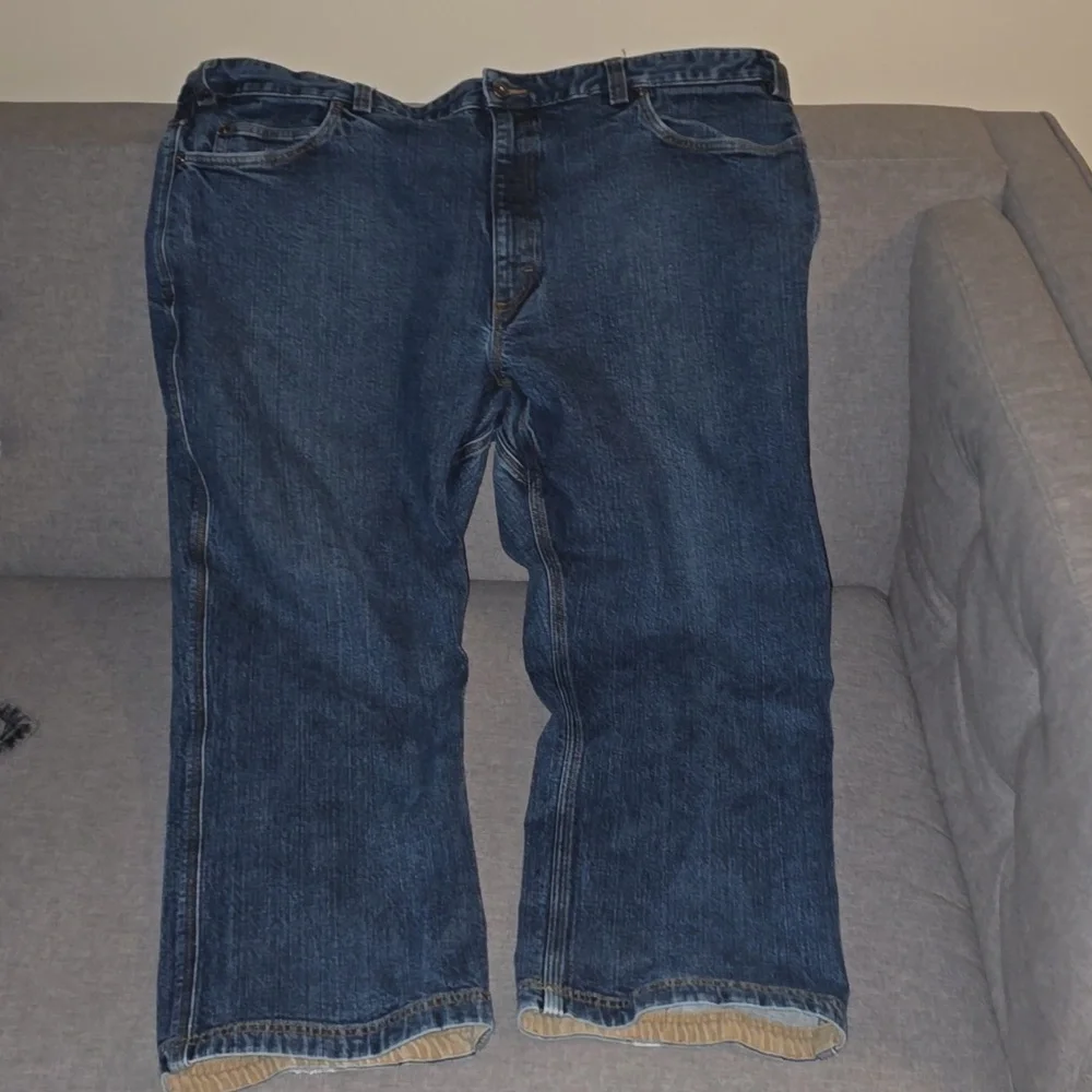 Duluth Trading Co flex ballroom Jeans Men's Size 44 blue Relaxed Denim Jean